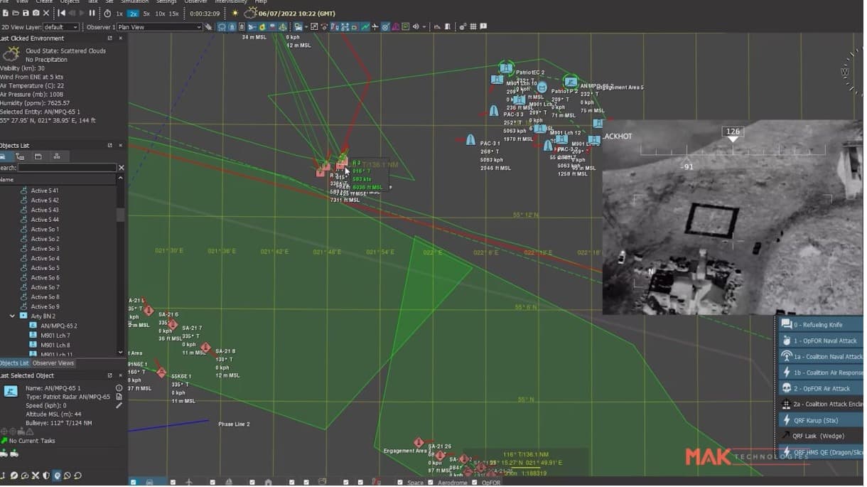 VR-Forces Combat Scenarios